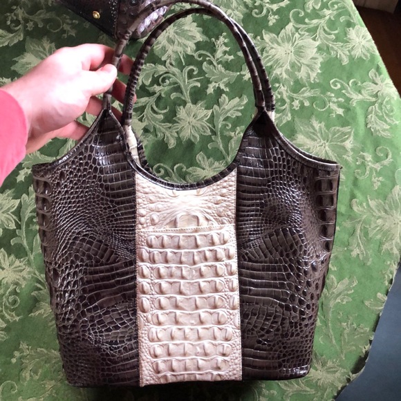Two tone Brahmin tote - Picture 2 of 4